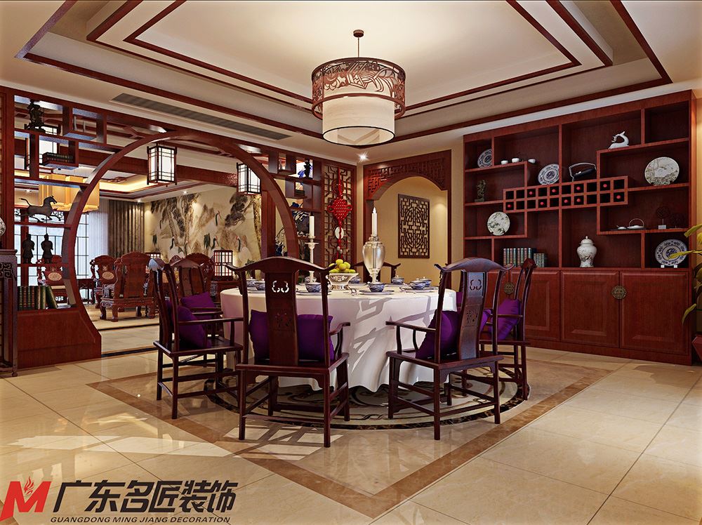 青島市青島海泉灣藍(lán)谷壹號(hào)·臻璽別墅新古典風(fēng)格四居室裝修案例